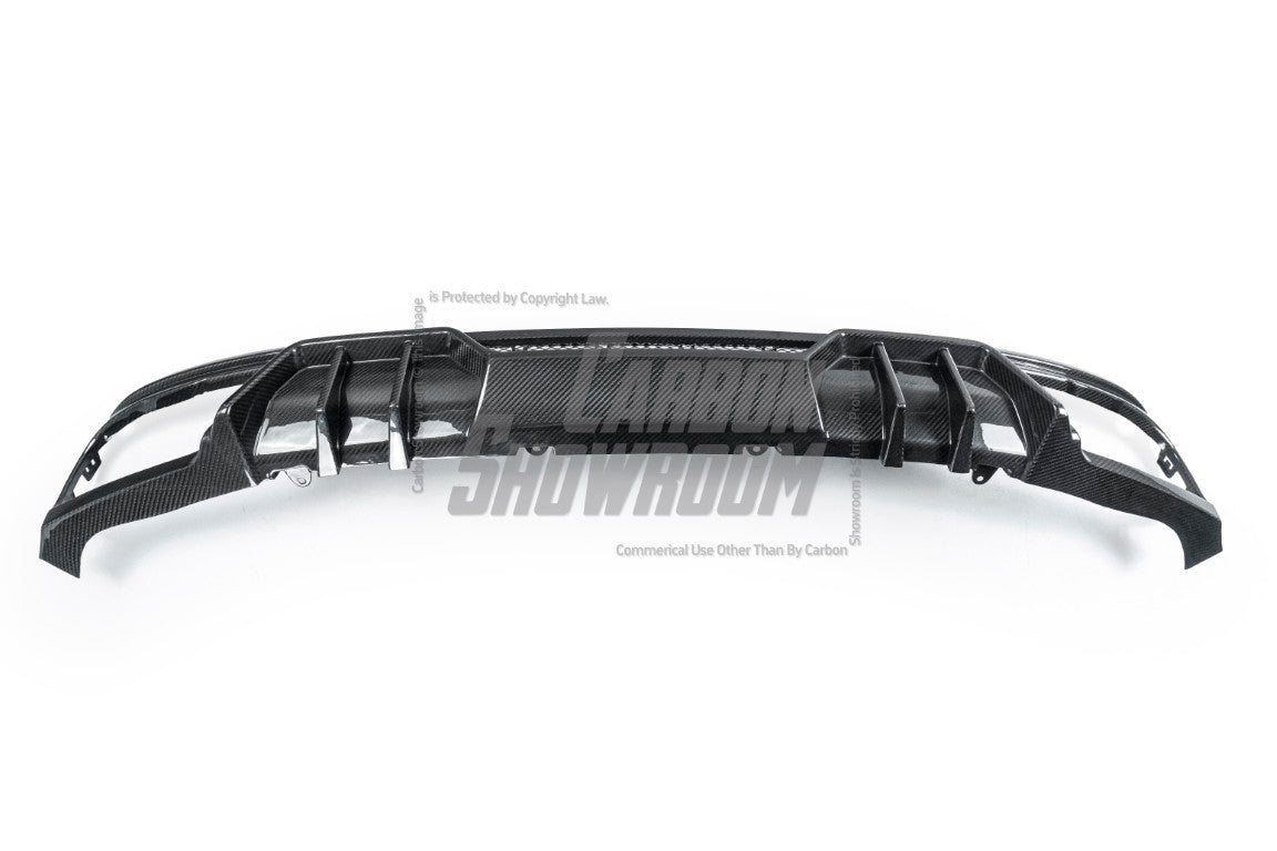 X7 xDrive40i(With M-Package Bumper) xDrive50i M50i M60i G07 2019-ON with Aftermarket Parts - Rear Diffuser & Canards Pre-preg Carbon Fiber from TAKD Carbon