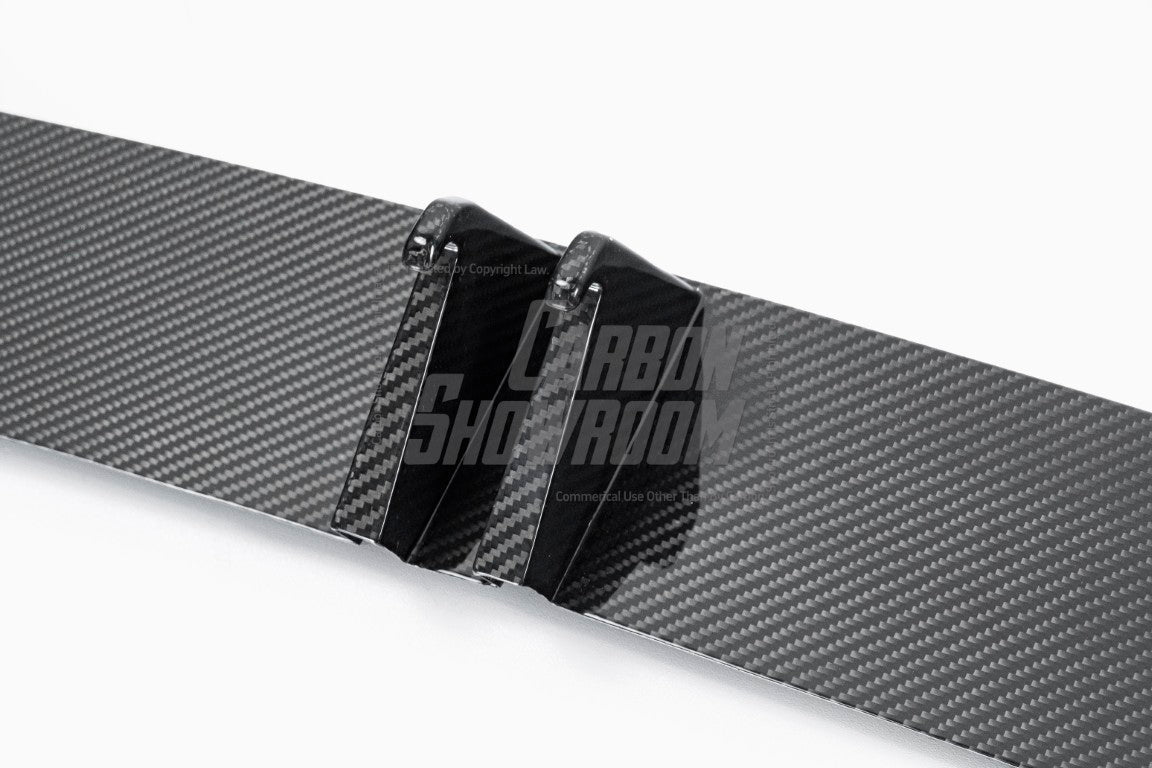 BMW X7 xDrive40i (With M-Package Bumper) M60i ALPINA XB7 LCI G07 2023-ON with Aftermarket Parts - Front Lip Pre-preg Carbon Fiber from TAKD Carbon
