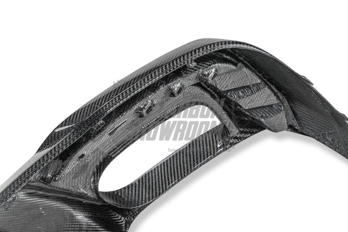 Audi S4 / A4 (With S-line Bumper) B9.5 2020-ON with Aftermarket Parts - With & Without Light Rear Diffuser Pre-preg Carbon Fiber from BCTXE Tuning