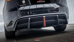 Tesla Model Y 2021 2022 2023 2024 with Aftermarket Parts - Plustic Style?Rear Diffuser ABS from ?ArmorExtend