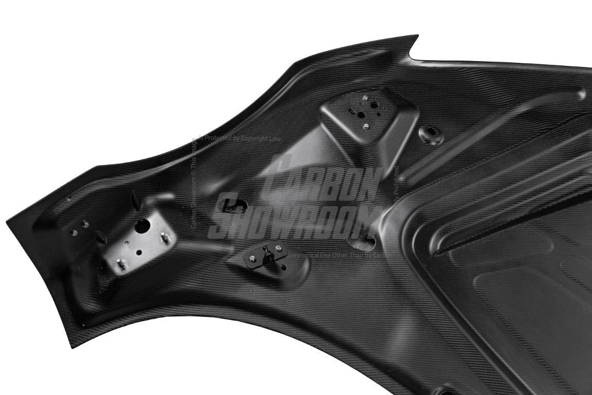 Audi R8 Gen 2 2017 2018 2019 2020 2021 2022 2023 with Aftermarket Parts - AE Style Hood Bonnet Double-sided Carbon Fiber / Partial Carbon Fiber from ArmorExtend