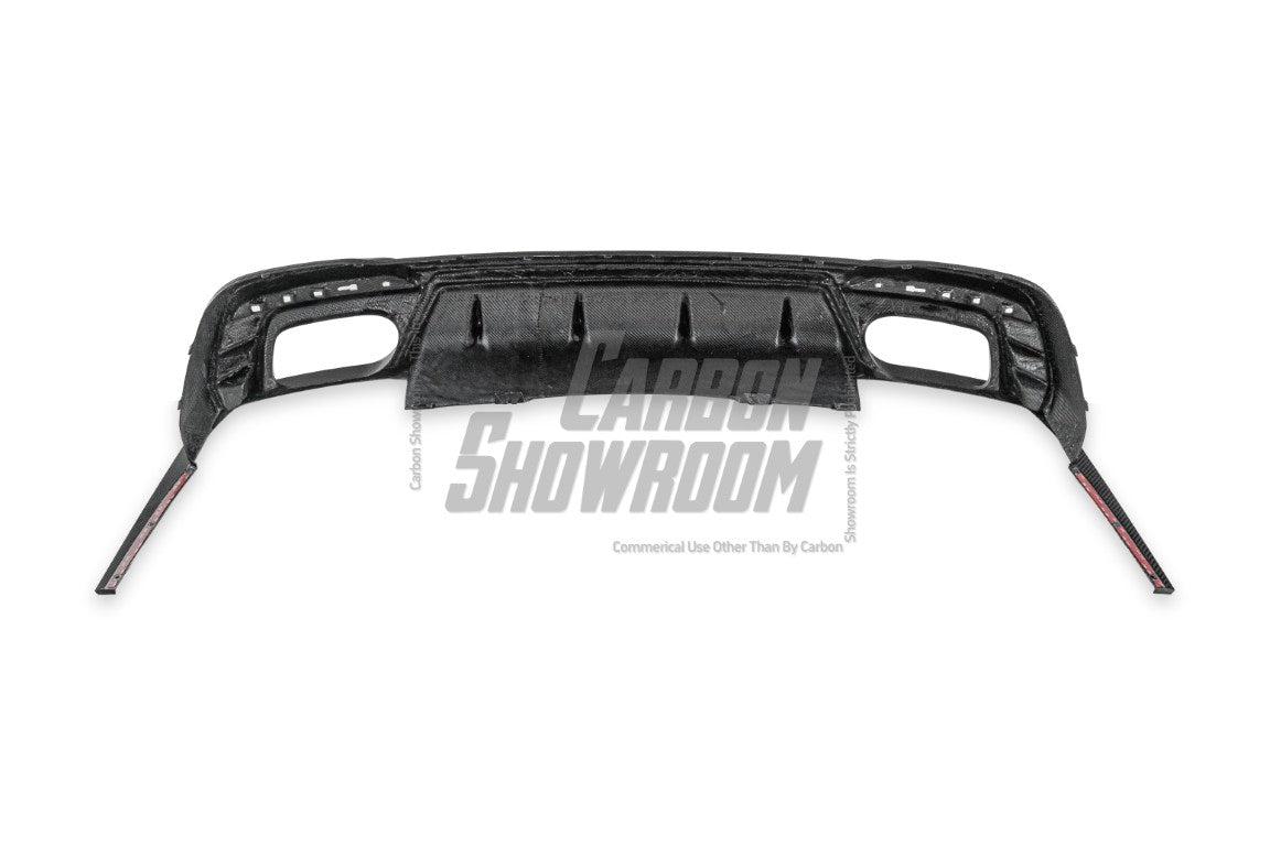 Audi S4 / A4 (With S-line Bumper) B9.5 2020-ON with Aftermarket Parts - With & Without Light Rear Diffuser Pre-preg Carbon Fiber from BCTXE Tuning