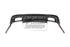 Audi S4 / A4 (With S-line Bumper) B9.5 2020-ON with Aftermarket Parts - With & Without Light Rear Diffuser Pre-preg Carbon Fiber from BCTXE Tuning
