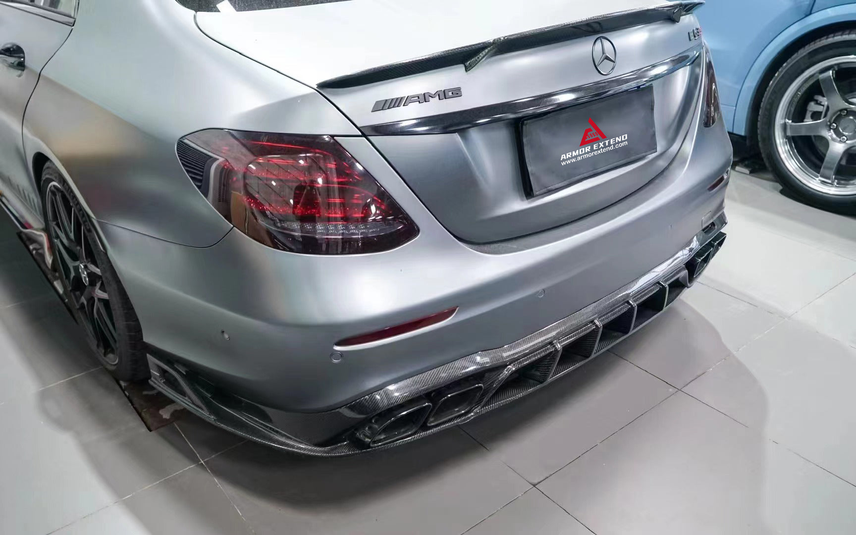 Armorextend AE Design Carbon Fiber Rear Diffuser for Mercedes Benz E350 E450 E53 E63 W213