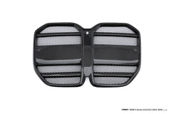 BMW 4 Series M440 430 G22 G23 2020-ON with Aftermarket Parts - (Without & With ACC) Front Grill Dry Pre-preg Carbon Fiber / FRP from CMST Tuning