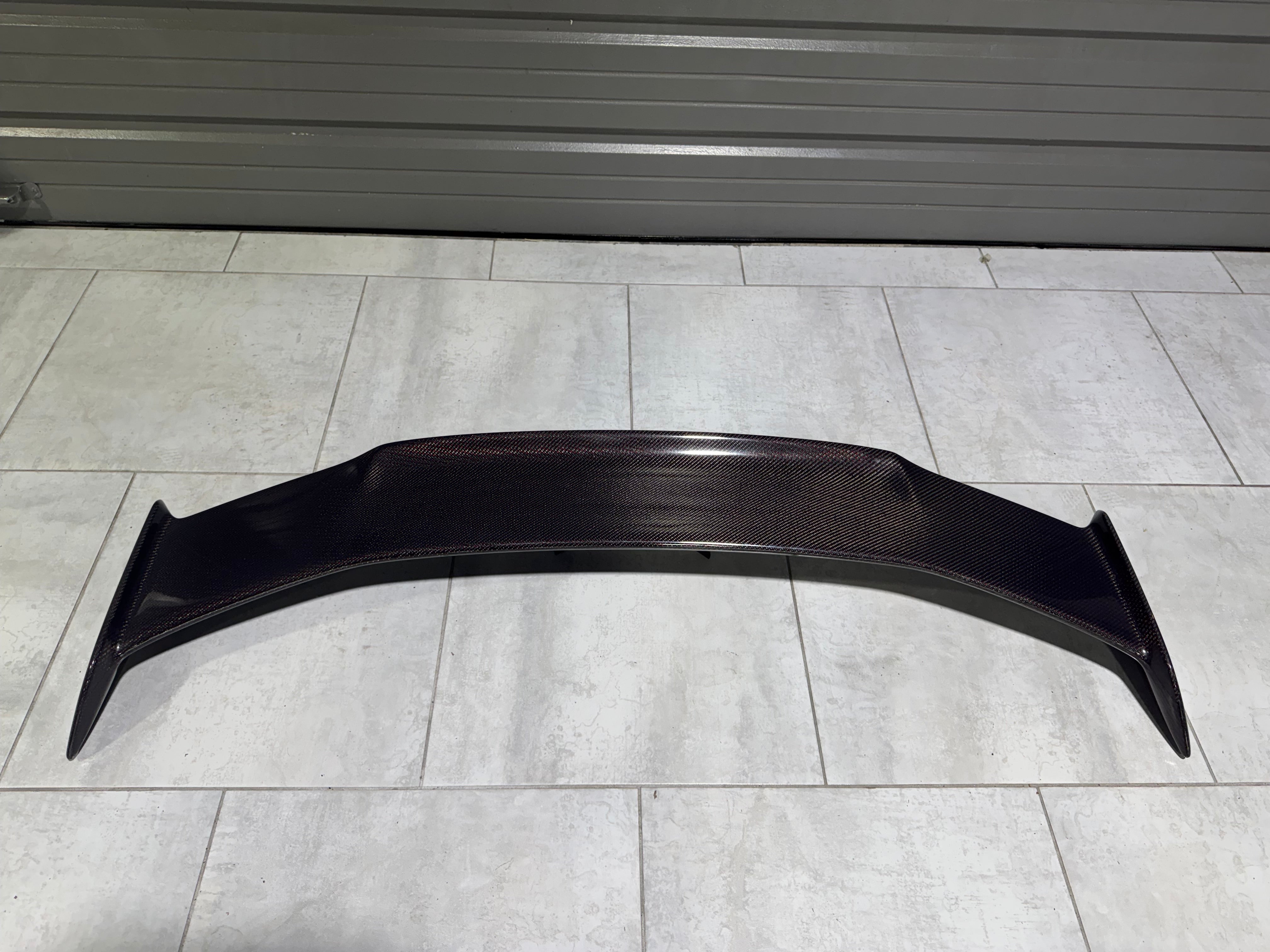 Honda Civic Type-R FL5 2023 2024 with Aftermarket Parts - Modulo Style Rear Spoiler Carbon Fiber from EPR USA