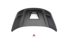 BMW M2 M2CS G87 2023-ON & 2 Series 230i M240i G42 2022-ON with Aftermarket Parts - ART Vented Transparent Glass V2 Style Hood Bonnet Double-sided Dry Pre-preg Carbon Fiber from ArmorExtend