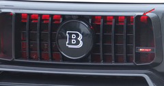Mercedes Benz G-Class G63 AMG G550 W463A W464 2019 2020 2021 2022 2023 2024 with Aftermarket Parts - BRBS B900 Style Grill Backlid LEDs ABS from DuPont Tech