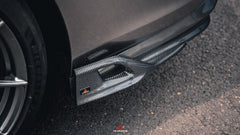 BMW 8 Series M850i 840i (With M-Package Bumper) G14 G15 G16 2018 2019 2020 2021 2022 2023 2024 with Aftermarket Parts - AE Rear Diffuser & Canards?Carbon Fiber from?ArmorExtend