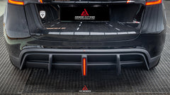Tesla Model Y 2021 2022 2023 2024 with Aftermarket Parts - Plustic Style?Rear Diffuser ABS from ?ArmorExtend