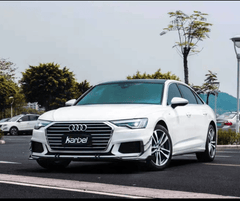 Karbel Carbon Dry Carbon Fiber Front Bumper Canards for Audi S6 & A6 S-Line & A6 Avant 2019-ON C8 - Performance SpeedShop