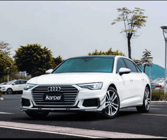 Karbel Carbon Dry Carbon Fiber Front Bumper Canards for Audi S6 & A6 S-Line & A6 Avant 2019-ON C8 - Performance SpeedShop