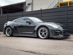 Robot Craftsman "GODZILLA" Widebody Wheel Arches & Side Skirts for Nissan GTR Nismo T-Spec Carbon Fiber/FRP