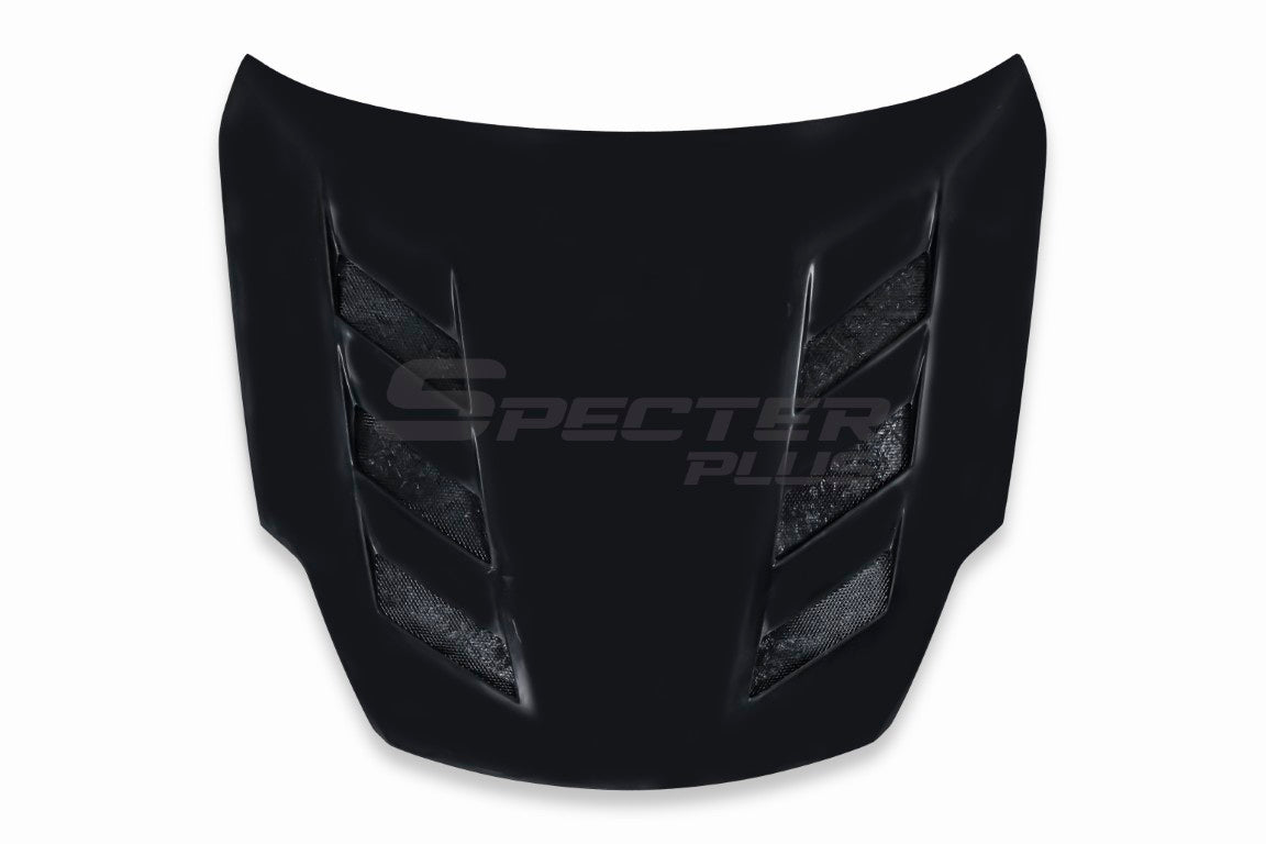 Nissan 350Z Nismo Performance Anniversary Grand Touring Base Fairlady Z Z33 2003 2004 2005 2006 2007 2008 2009 with Aftermarket Parts - Hood Carbon Fiber / FRP from SPECTER PLUS