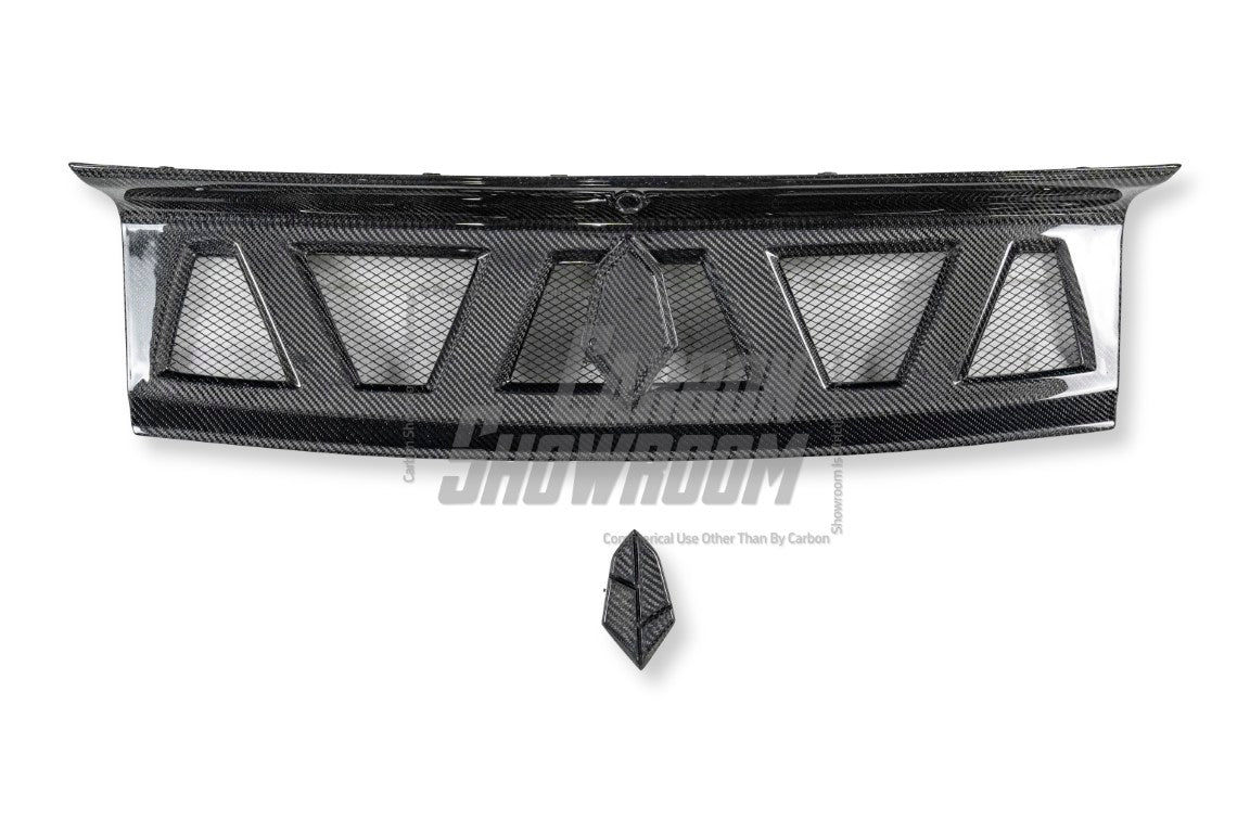 Ford Mustang Ecoboost V6 GT March1 Bullitt S550.1 S550.2 2015 2016 2017 2018 2019 2020 2021 2022 2023 with Aftermarket Parts - "DAWN & DUSK" Trunk Deck Lid Back Cover with Wooden Boat Badge Carbon Fiber / FRP from Robot Craftsman
