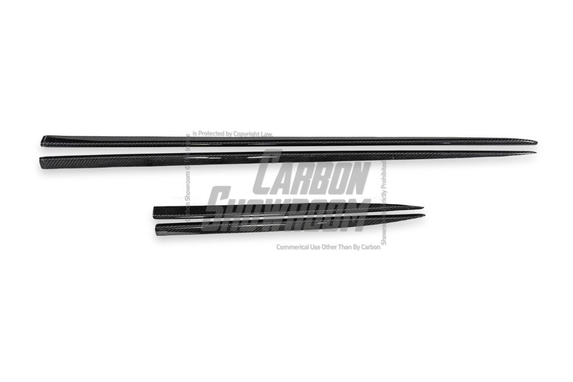 Mercedes Benz CLA-Class CLA45/S CLA35 CLA250 C118 2020-ON with Aftermarket Parts - Side Skirts Pre-preg Carbon Fiber from TAKD Carbon