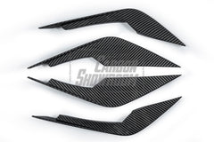BMW M3 / M3C G80/G81 2021 2022 2023 2024 & M4 / M4C G82/G83 2021 2022 2023 2024 with Aftermarket Parts - Front Canards Pre-preg Carbon Fiber from TAKD Carbon