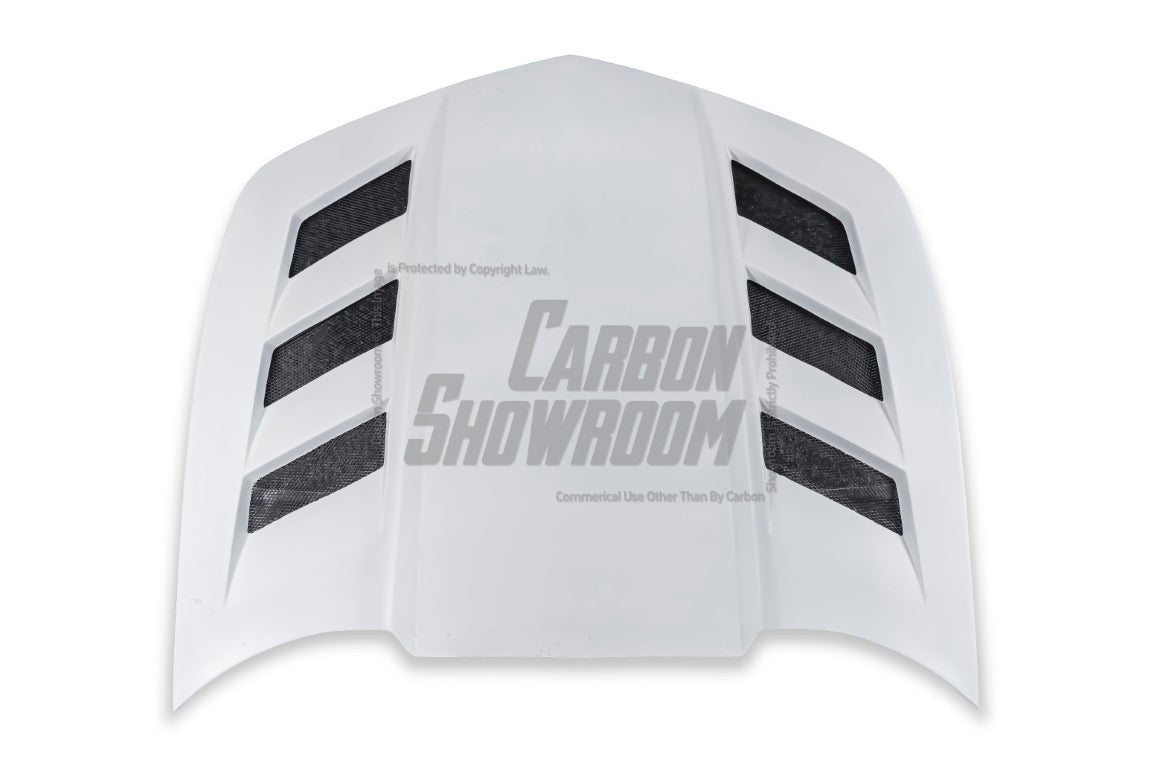 Chevrolet Camaro 5th Gen Z/28 2SS 1SS 2LT 2LS 1LT 1LS 2010 2011 2012 2013 2014 & ZL1 2012 2013 2014 2015 with Aftermarket Parts - V4 Hood Carbon Fiber / FRP?from Aero Republic