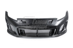 Nissan 370Z Sport Touring Base Fairlady Z Z34 Pre-Facelift 2009 2010 2011 & 370Z Sport Touring Base Fairlady Z Z34 Facelift 2012 2013 2014 2015 2016 2017 2018 2019 2020 & Nismo V1 2009 2010 2011 & Nismo V2 2012 2013 2014 2015 2016 2017 2018 2019 2020 with Aftermarket Parts - Front Bumper Carbon Fiber from EPR USA