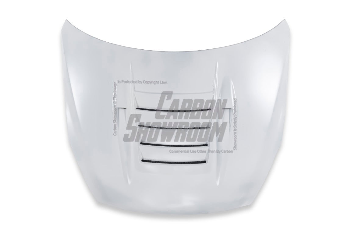 Nissan GTR Nismo T-Spec Premium Pure (for installation on 2008-2016 vehicles, 2017-2024 front bumper is recommended) 2017 2018 2019 2020 2021 2022 2023 2024?with Aftermarket Parts - V1 Hood Carbon Fiber / FRP from Aero Republic