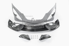 McLaren 720S 2018 2019 2020 2021 2022 2023 with Aftermarket Parts - 765LT?Front Bumper & Lip Conversion Kit Pre-preg Carbon Fiber / FRP?from Aero Republic