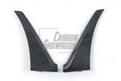 BMW X7 xDrive40i M60i ALPINA XB7 LCI G07 2023-ON with Aftermarket Parts - Headlight Valance Trim Pre-preg Carbon Fiber from TAKD Carbon