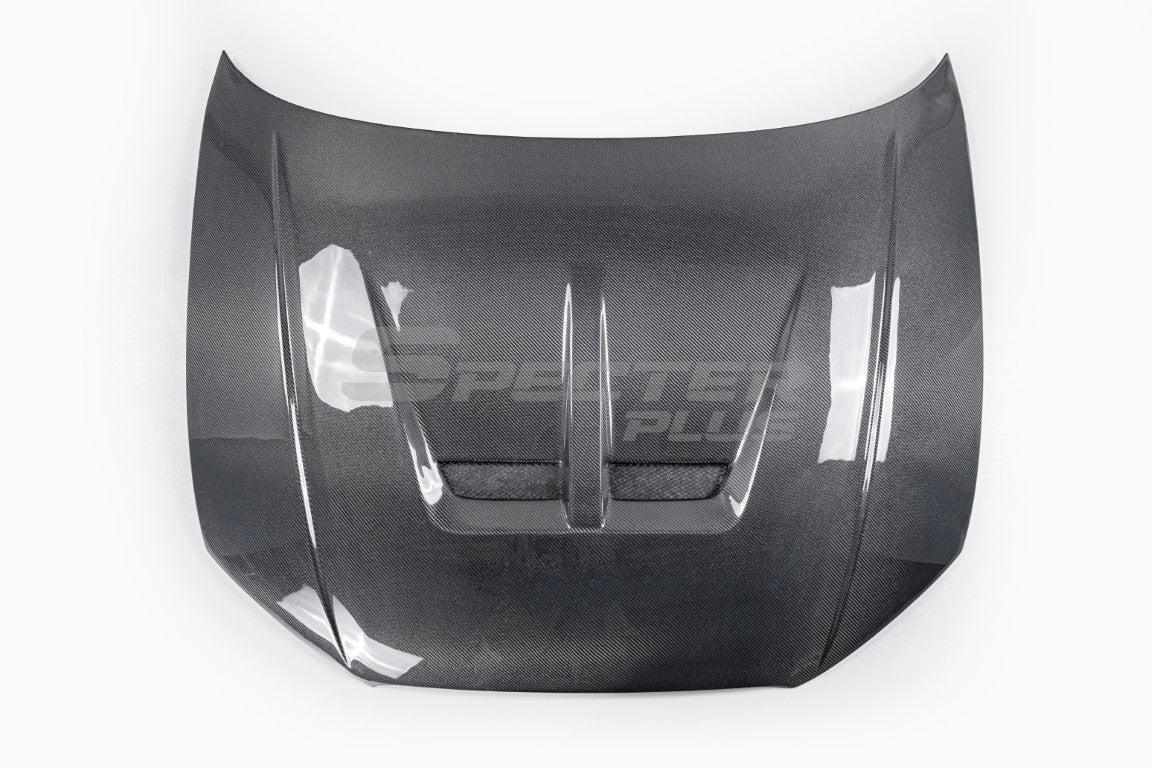 Audi RS3 8V.5 2018 2019 2020 with Aftermarket Parts - Hood Carbon Fiber / FRP from SPECTER PLUS