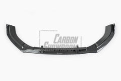 Audi RS3 8V.5 2018 2019 2020 with Aftermarket Parts - Front Lip Pre-preg Carbon Fiber from TAKD Carbon