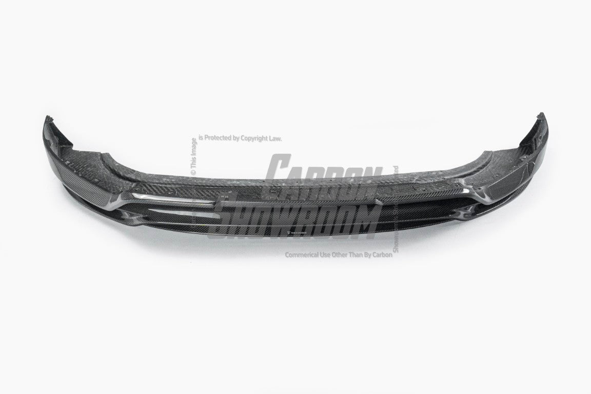 Porsche Cayenne / GTS (does not fit sport design package) 9Y0 9Y3 2018 2019 2020 2021 2022 2023 with Aftermarket Parts - Front Lip Pre-preg Carbon Fiber from TAKD Carbon