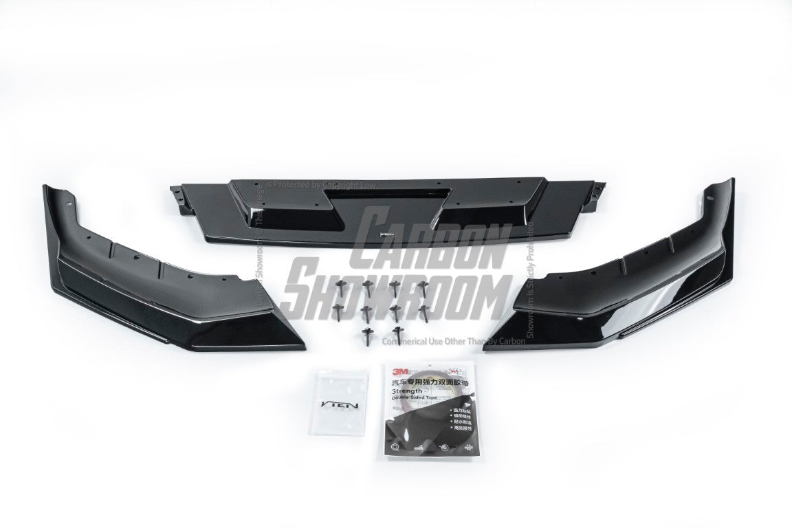 BMW 5 Series M550i 540i (With M-Package Bumper) G30 G31 LCI 2021-ON with Aftermarket Parts - Front Lip PP from VTEN