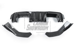 BMW M3/M3C G80/G81 2021 2022 2023 2024 & M4/M4C G82/G83 2021 2022 2023 2024 with Aftermarket Parts - V1 Style Rear Diffuser & Canards Pre-preg Carbon Fiber from TAKD Carbon