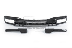 X7 xDrive40i(With M-Package Bumper) xDrive50i M50i M60i G07 2019-ON with Aftermarket Parts - Rear Diffuser & Canards Pre-preg Carbon Fiber from TAKD Carbon
