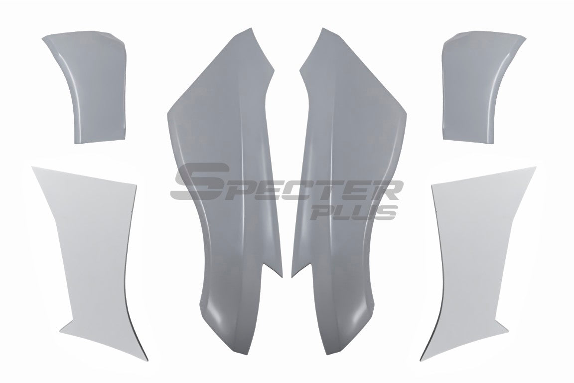 Nissan 350Z Nismo Performance Anniversary Grand Touring Base Fairlady Z Z33 2003 2004 2005 2006 2007 2008 2009 with Aftermarket Parts - Widebody Front Fenders Carbon Fiber / FRP from SPECTER PLUS