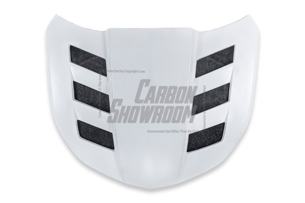 Chevrolet Camaro 6th Gen ZL1 Z/28 2SS 1SS 3LT 2LT 1LT 2LS 1LS 2015 2016 2017 2018 2019 2020 2021 2022 2023 2024 with Aftermarket Parts - V3 Hood Carbon Fiber / FRP?from Aero Republic