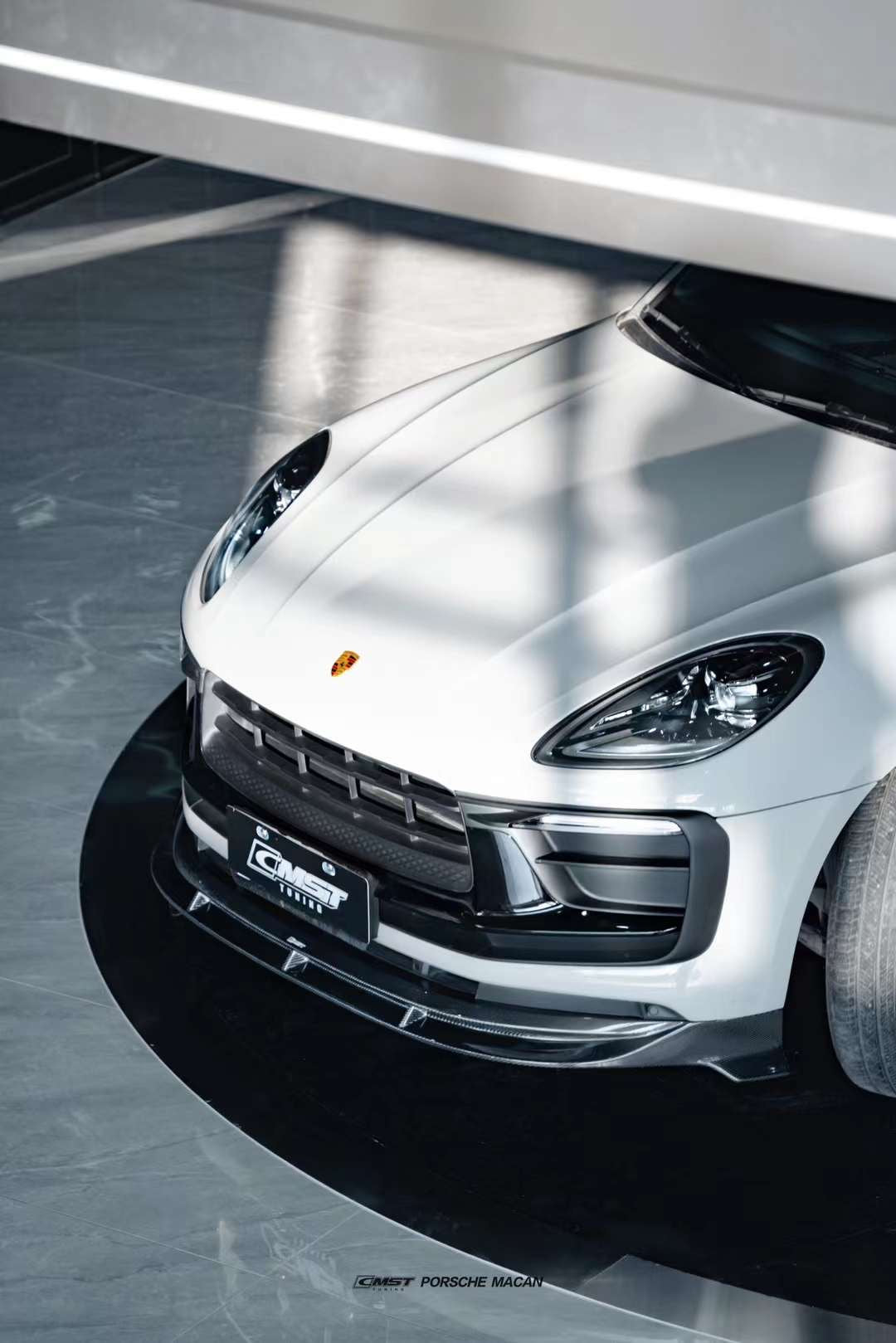 CMST Tuning Pre-preg Carbon Fiber Front Splitter for Porsche Macan Base / S / T 2022-ON