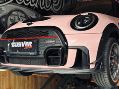 MINI Cooper JCW (John Cooper Works) F56 LCI 2022 2023 2024 with Aftermarket Parts - AE Style Front Lip?Carbon Fiber?from ArmorExtend