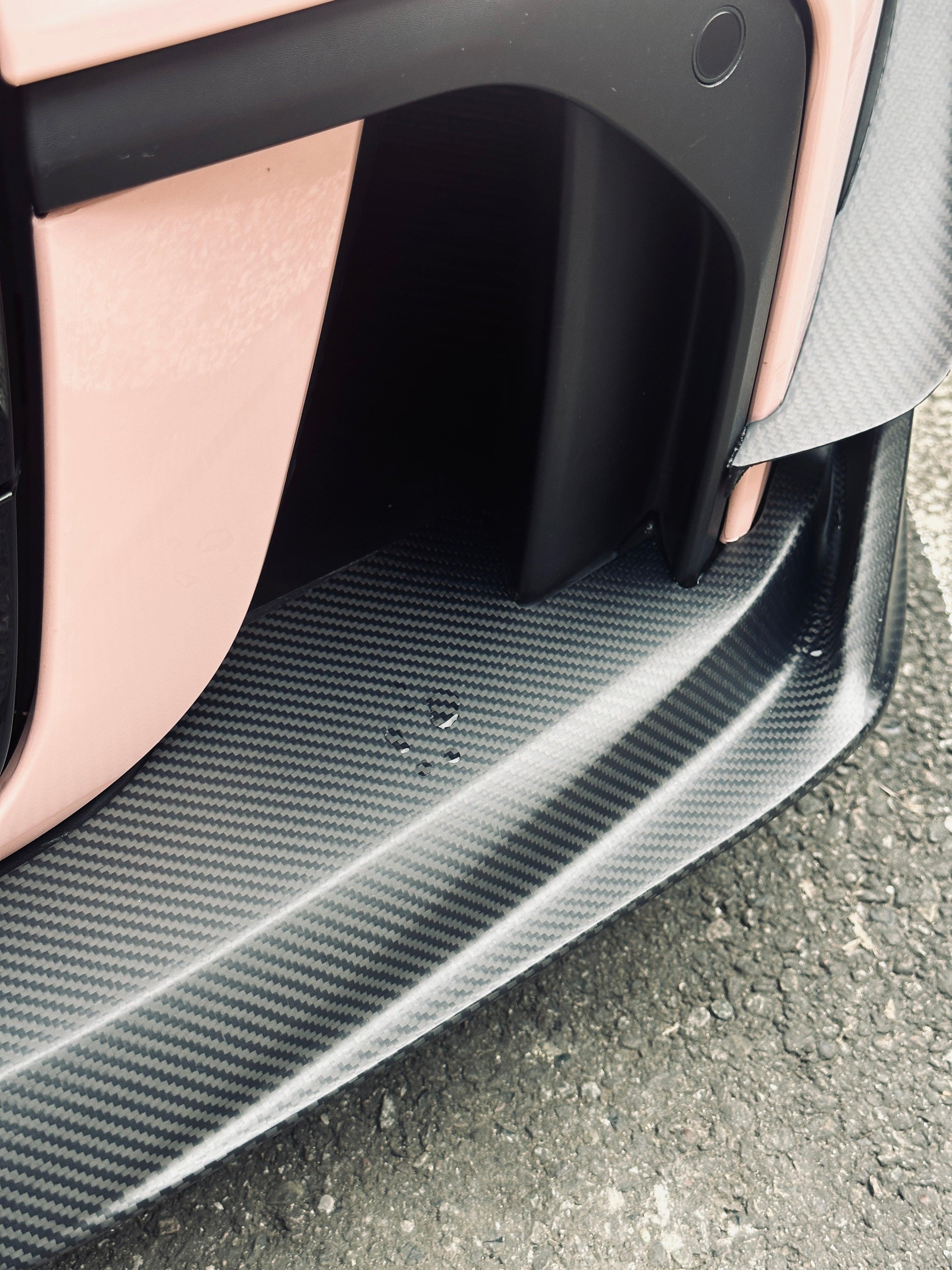 MINI Cooper JCW (John Cooper Works) F56 LCI 2022 2023 2024 with Aftermarket Parts - AE Style Front Lip?Carbon Fiber?from ArmorExtend