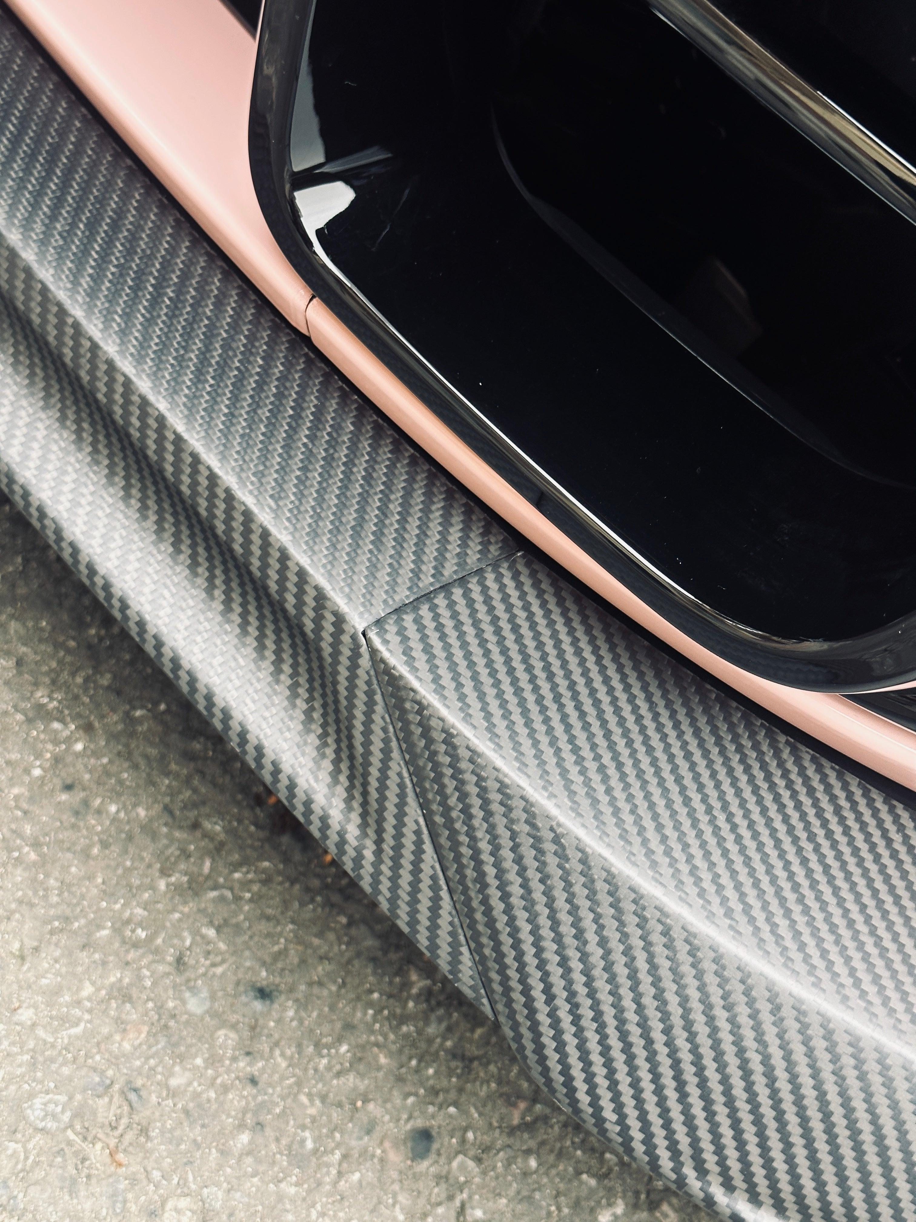 MINI Cooper JCW (John Cooper Works) F56 LCI 2022 2023 2024 with Aftermarket Parts - AE Style Front Lip?Carbon Fiber?from ArmorExtend