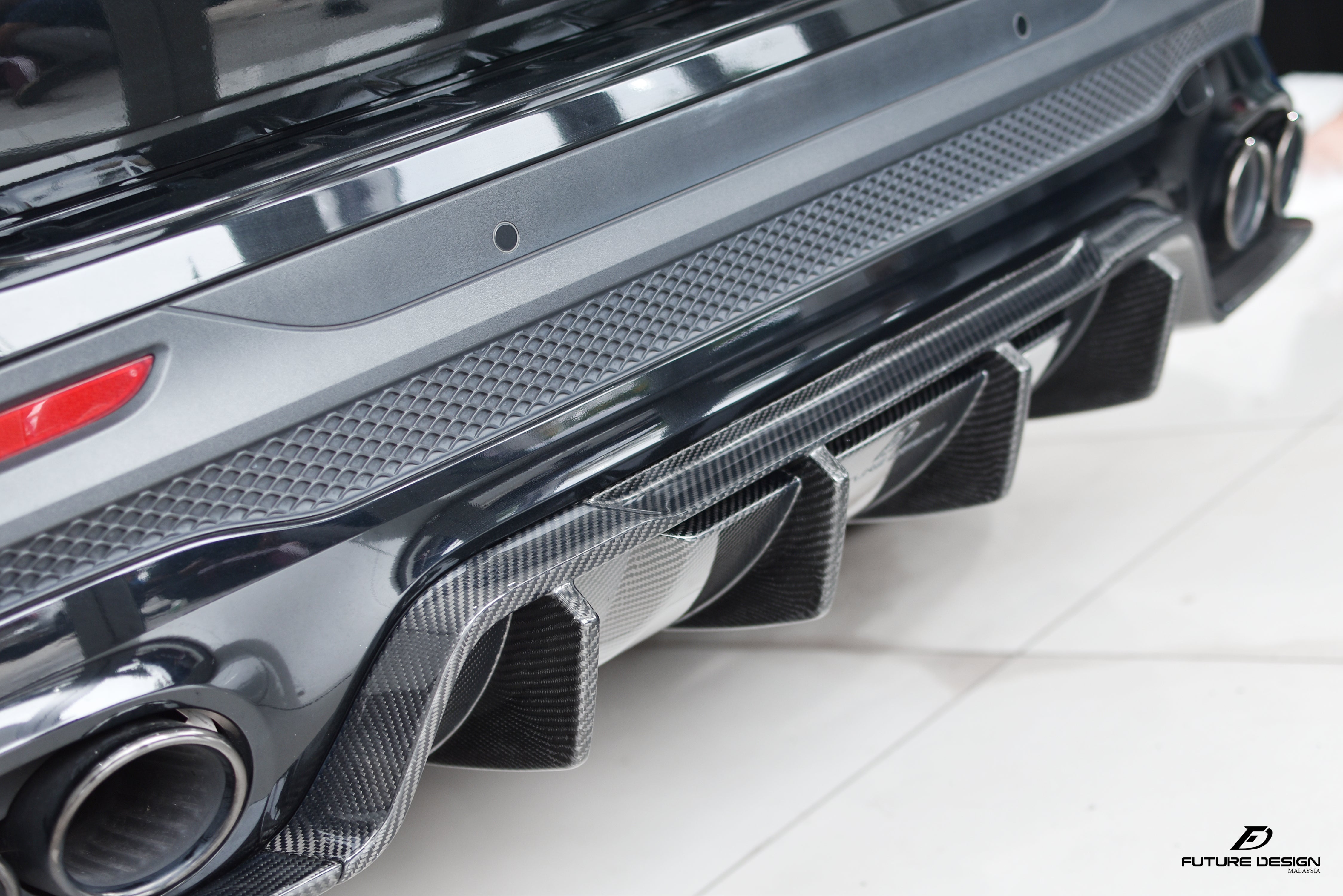 Future Design FD V2 Carbon Fiber REAR DIFFUSER for Mercedes Benz GLB 250 AMG / GLB 35 AMG X247 2020-ON