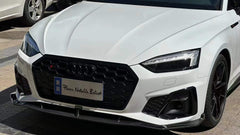 Karbel Carbon Dry Carbon Fiber Front Lip Ver.2 for Audi S5 & A5 S Line 2020-ON B9.5