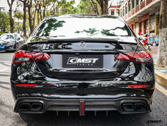 CMST Tuning Carbon Fiber REAR DIFFUSER for Mercedes Benz E350 E450 E53 E63 W213 2021-ON (Facelift)