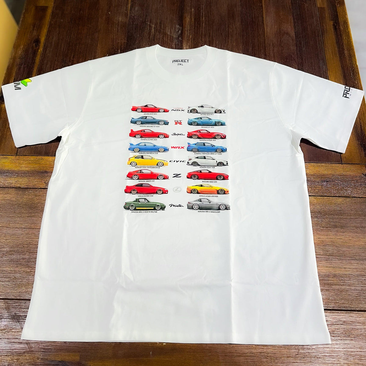 Project Widebody - JDM CAR GENERATIONS T-Shirt Merch