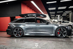 Future Design Blaze Carbon Fiber SIDE SKIRTS for Audi RS6 C8 2020-2022