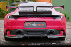 Porsche 911 992 992.1 Carerra Base/S/T/4/4S/Targa 4/Targa 4S/GTS 2020-2024 with Aftermarket Parts - V1 Style Carbon Fiber & FRP Rear Spoiler from CMST Tuning