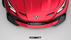 Mercedes Benz AMG GT/GTS/GTC C190 (fits both Pre-facelift & facelift) 2015 2016 2017 2018 2019 2020 2021 with Aftermarket Parts - Paragon Style Front Bumper & Lip Carbon Fiber / FRP from Robot Craftsman
