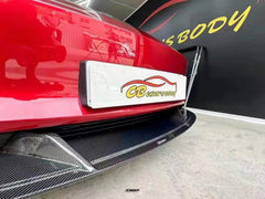 Tesla Model 3 Highland 2024-ON with Aftermarket Parts - V2 Style Front Lip Carbon Fiber from CMST Tuning
