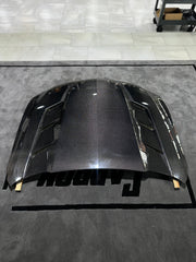 Cadillac CT5 CT5-V Blackwing Sport Premium Luxury Base 2020 2021 2022 2023 2024 with Aftermarket Parts - "PRISM" Hood Bonnet Carbon Fiber / FRP from Robot Craftsman