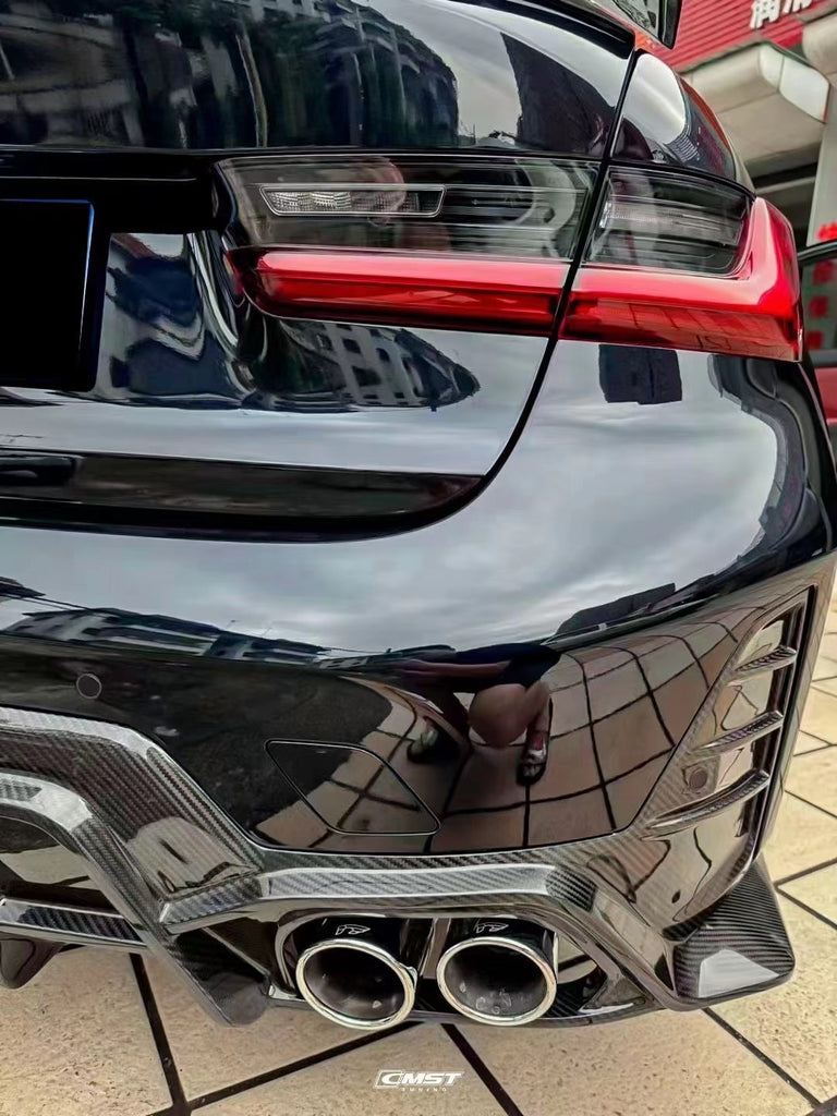 CMST Tuning Carbon Fiber Rear Diffuser for BMW 3 Series G20 330i M340i ...