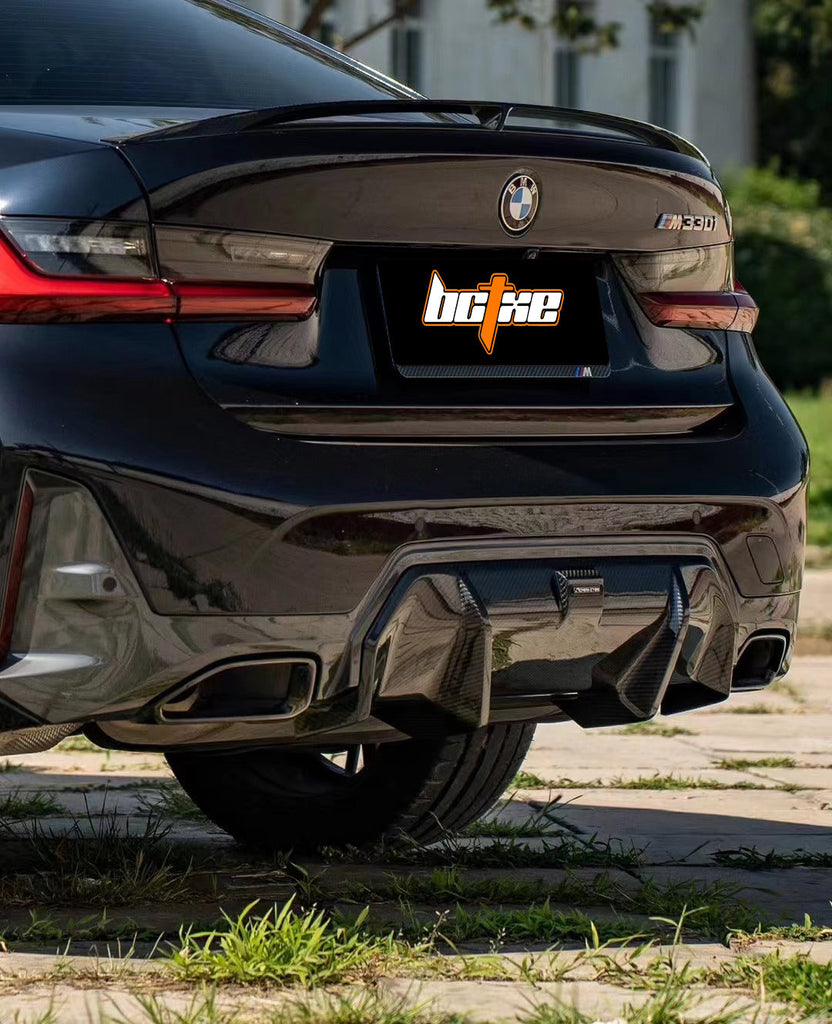 BMW 3 Series 330i M340i Aftermarket Parts - BCTXE Tuning Rear Diffuser ...