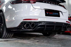 TAKD Carbon Carbon Fiber Rear Diffuser for Porsche Panamera 4 & 4S & Turbo 971 2017-ON